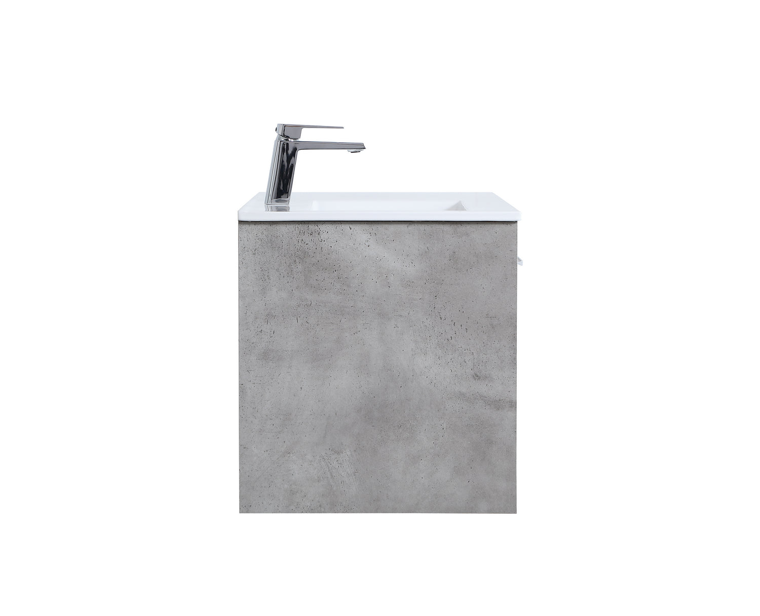 Elegant Lighting - VF43024CG - Single Bathroom Floating Vanity - Kasper - Concrete Grey