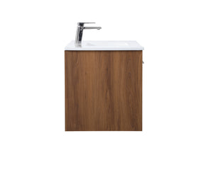 Elegant Lighting - VF43040WB - Single Bathroom Floating Vanity - Kasper - Walnut Brown