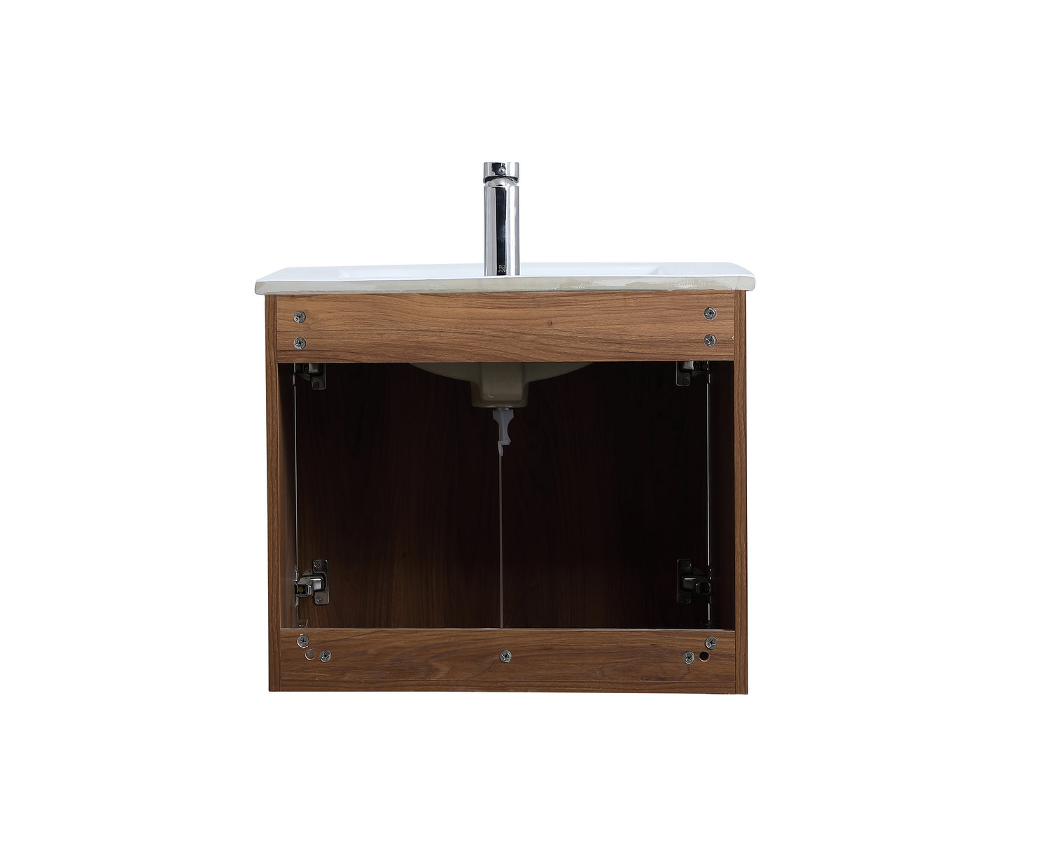 Elegant Lighting - VF44024WB - Single Bathroom Floating Vanity - Rasina - Walnut Brown