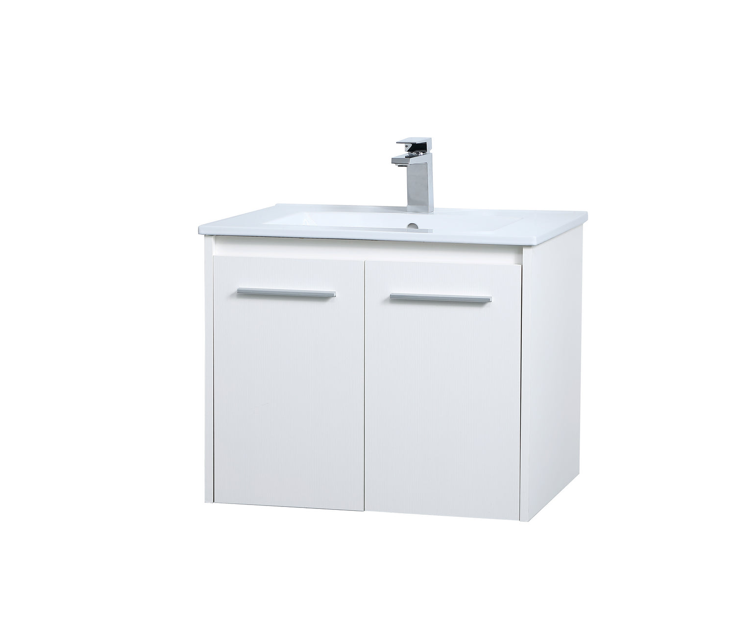 Elegant Lighting - VF44024WH - Single Bathroom Floating Vanity - Rasina - White