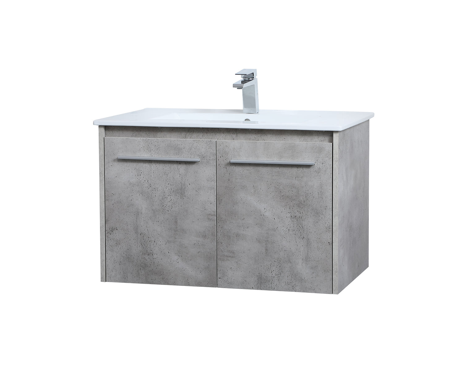 Elegant Lighting - VF44030CG - Single Bathroom Floating Vanity - Rasina - Concrete Grey