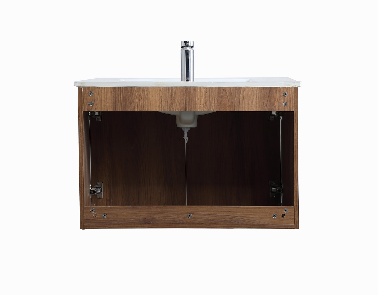 Elegant Lighting - VF44030WB - Single Bathroom Floating Vanity - Rasina - Walnut Brown