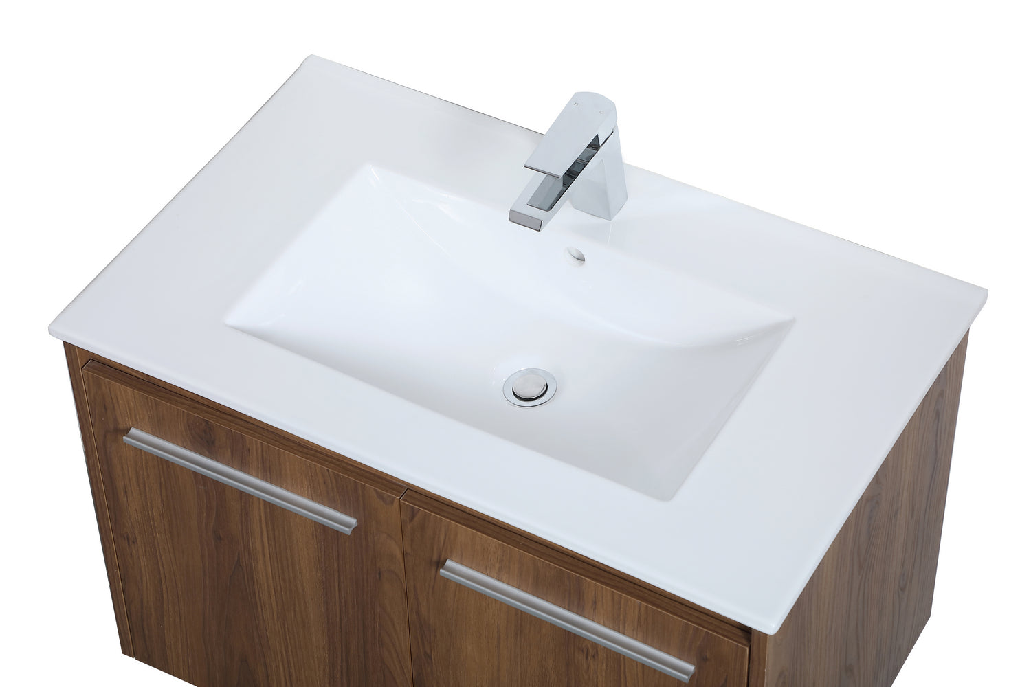 Elegant Lighting - VF44030WB - Single Bathroom Floating Vanity - Rasina - Walnut Brown