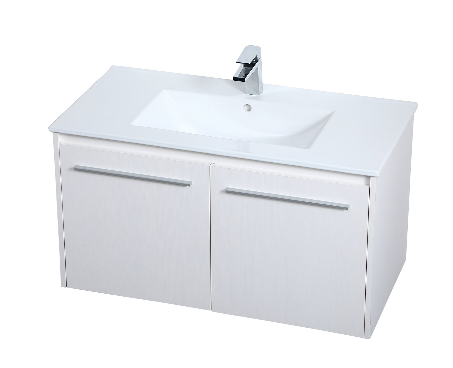 Elegant Lighting - VF44036WH - Single Bathroom Floating Vanity - Rasina - White