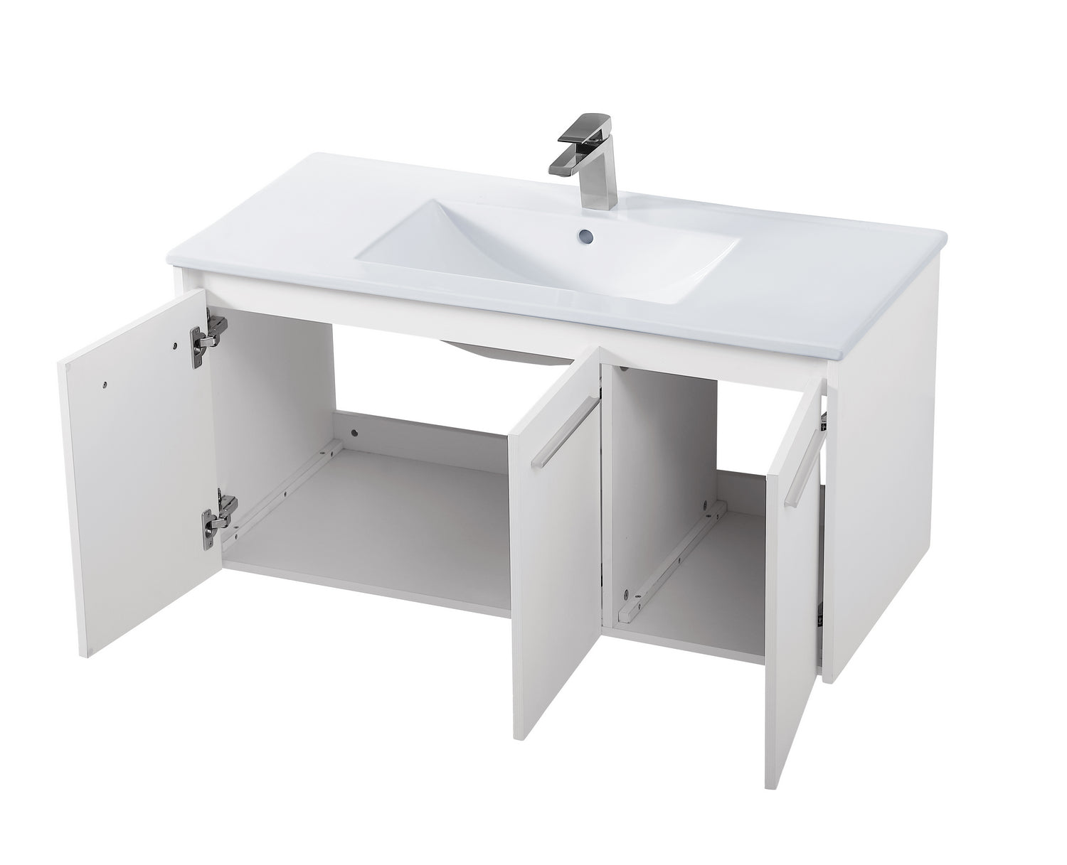 Elegant Lighting - VF44040WH - Single Bathroom Floating Vanity - Rasina - White