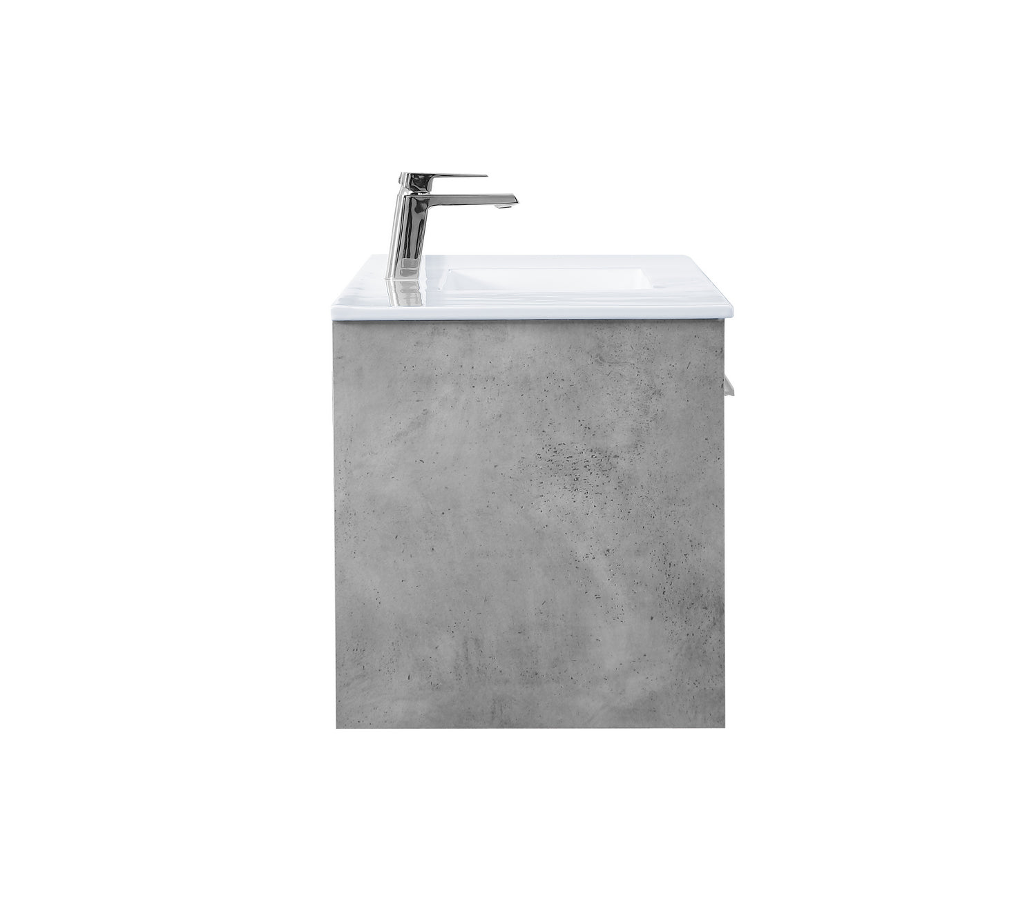 Elegant Lighting - VF44048CG - Single Bathroom Floating Vanity - Rasina - Concrete Grey