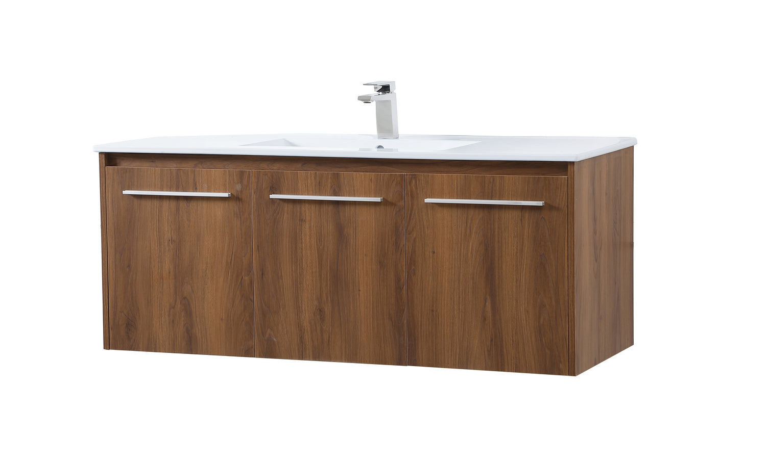 Elegant Lighting - VF44048WB - Single Bathroom Floating Vanity - Rasina - Walnut Brown