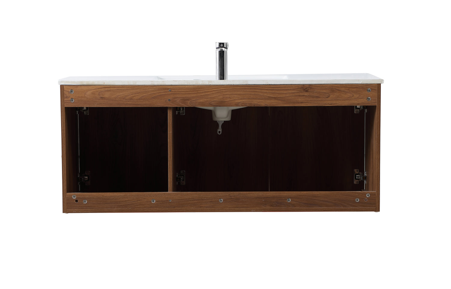 Elegant Lighting - VF44048WB - Single Bathroom Floating Vanity - Rasina - Walnut Brown