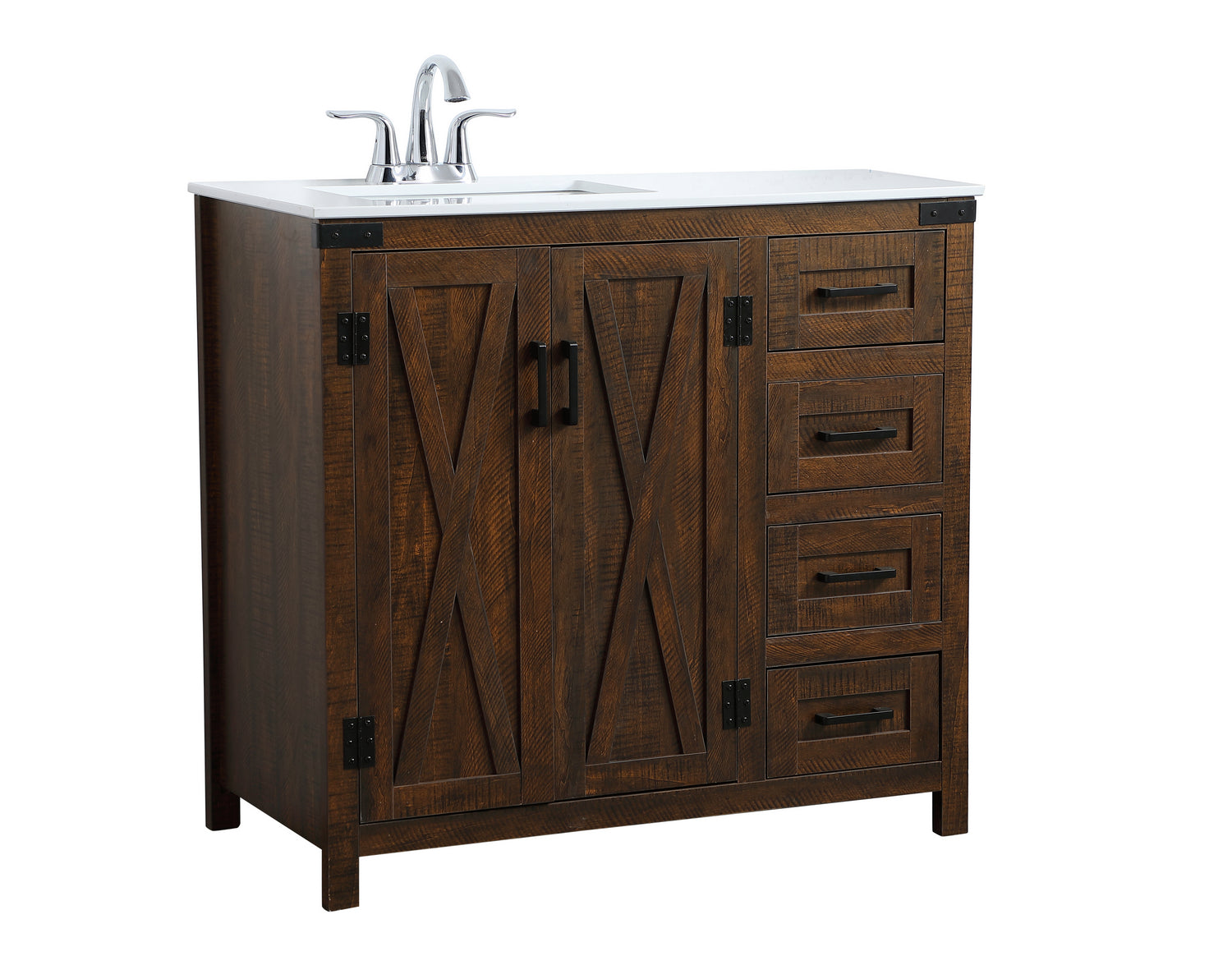 Elegant Lighting - VF90236EX - Single Bathroom Vanity - Grant - Espresso