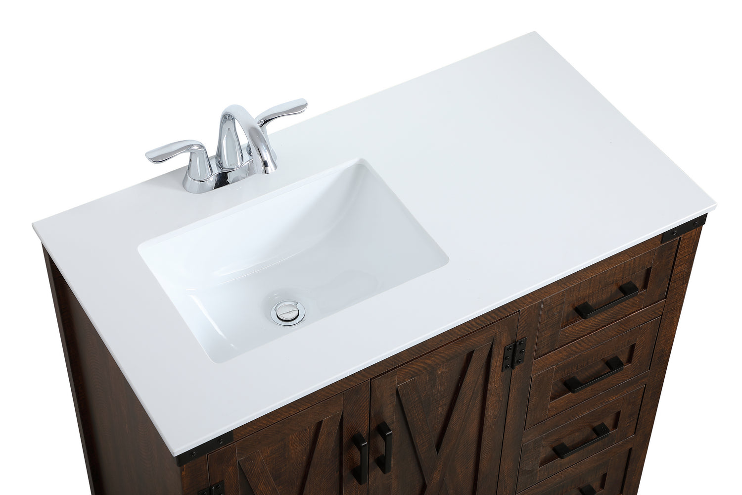 Elegant Lighting - VF90236EX - Single Bathroom Vanity - Grant - Espresso