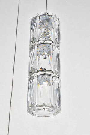 Elegant Lighting - 3500D3RC - LED Pendant - Polaris - Chrome