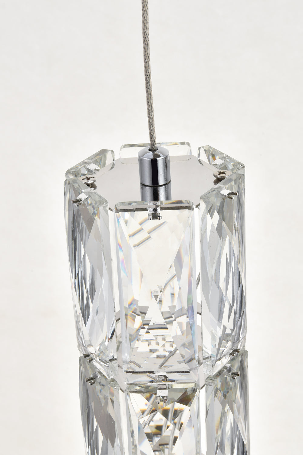 Elegant Lighting - 3500D5RC - LED Pendant - Polaris - Chrome