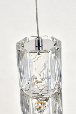 Elegant Lighting - 3500D5RC - LED Pendant - Polaris - Chrome
