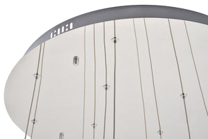 Elegant Lighting - 3500D24C - LED Pendant - Polaris - Chrome