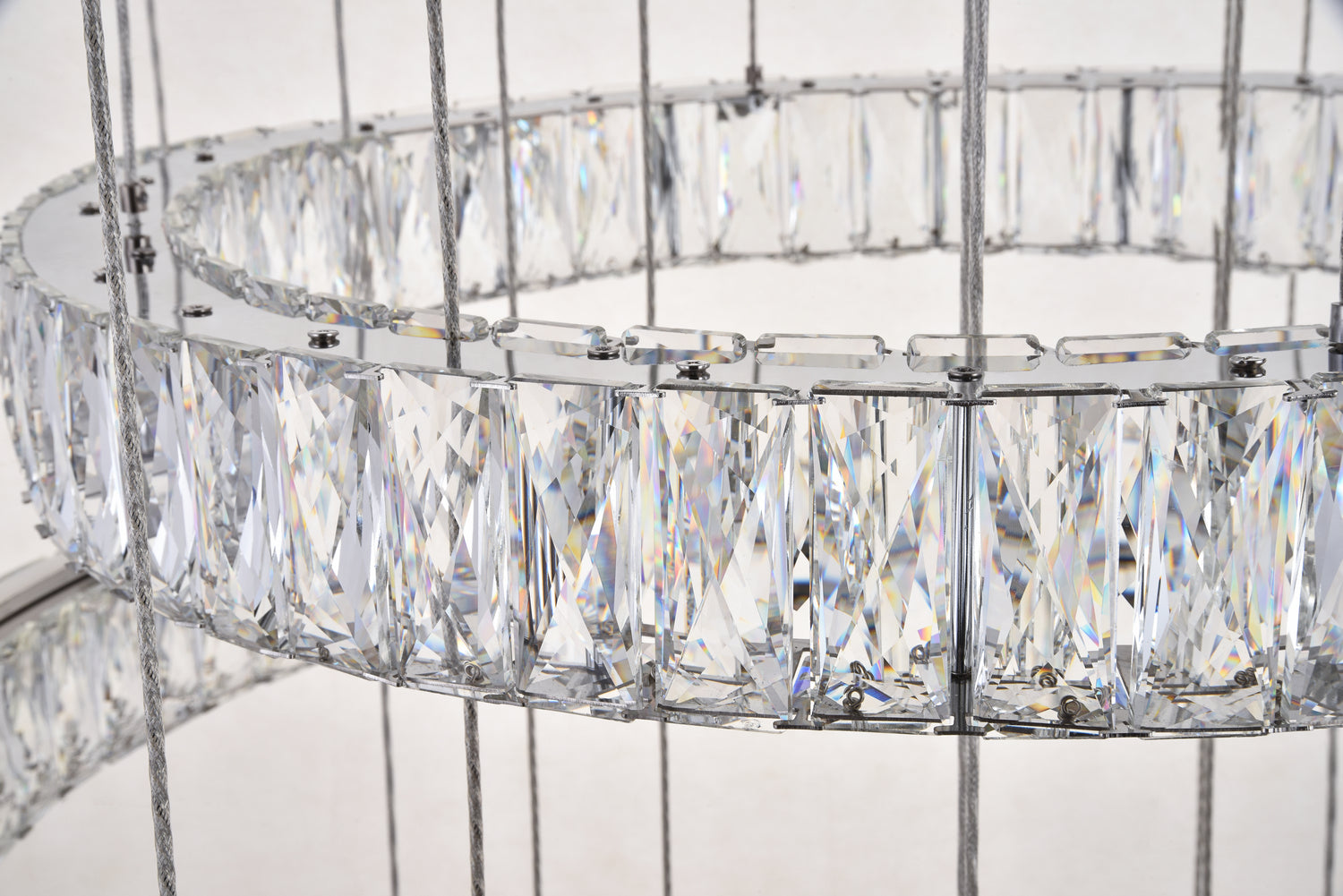 Elegant Lighting - 3503G34C - LED Chandelier - Monroe - Chrome