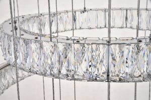 Elegant Lighting - 3503G34C - LED Chandelier - Monroe - Chrome