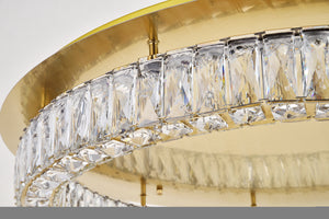 Elegant Lighting - 3503F33G - LED Flush Mount - Monroe - Gold