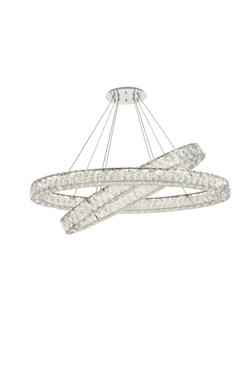 Elegant Lighting - 3503D48C - LED Chandelier - Monroe - Chrome