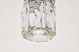 Elegant Lighting - 3500D9G - LED Pendant - Polaris - Gold
