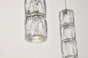 Elegant Lighting - 3500D9G - LED Pendant - Polaris - Gold