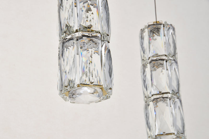 Elegant Lighting - 3500D9G - LED Pendant - Polaris - Gold