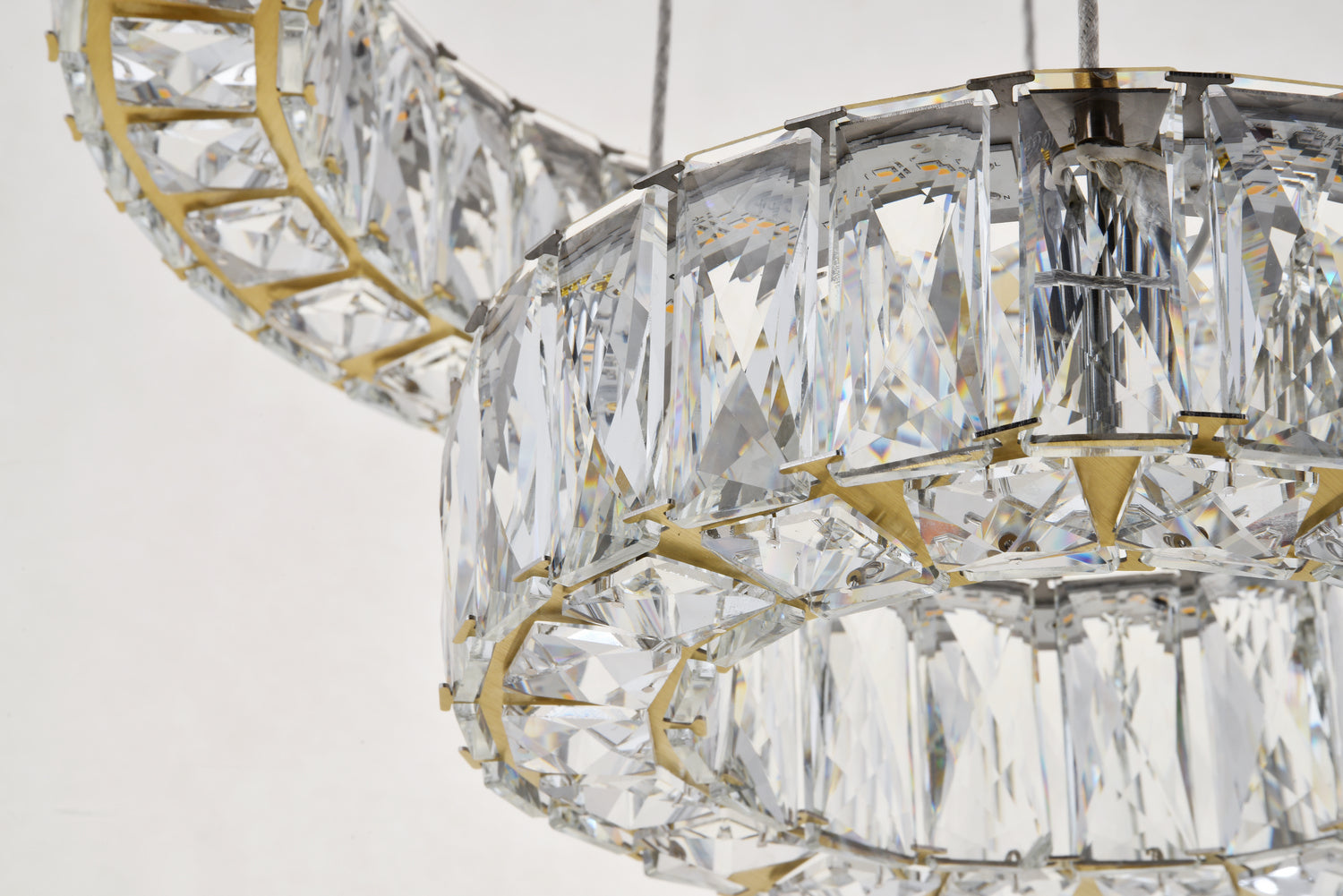 Elegant Lighting - 3503G18G - LED Pendant - Monroe - Gold