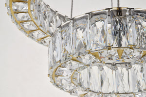 Elegant Lighting - 3503G18G - LED Pendant - Monroe - Gold