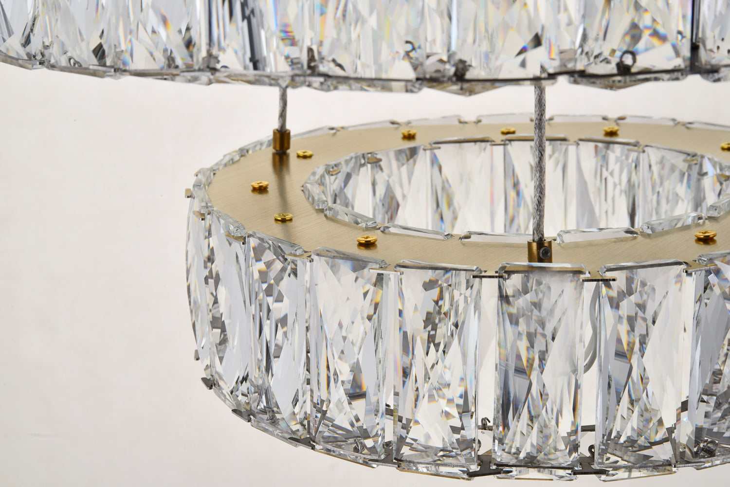 Elegant Lighting - 3503G18G - LED Pendant - Monroe - Gold