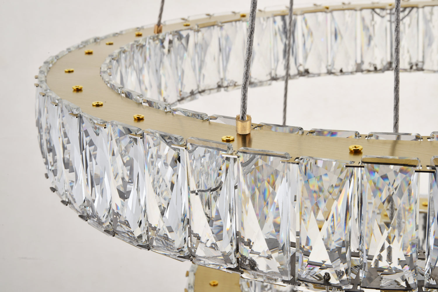 Elegant Lighting - 3503G24G - LED Pendant - Monroe - Gold