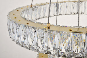Elegant Lighting - 3503G24G - LED Pendant - Monroe - Gold
