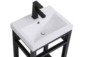 Elegant Lighting - VF14018BK - Single Bathroom Vanity - Raya - Black