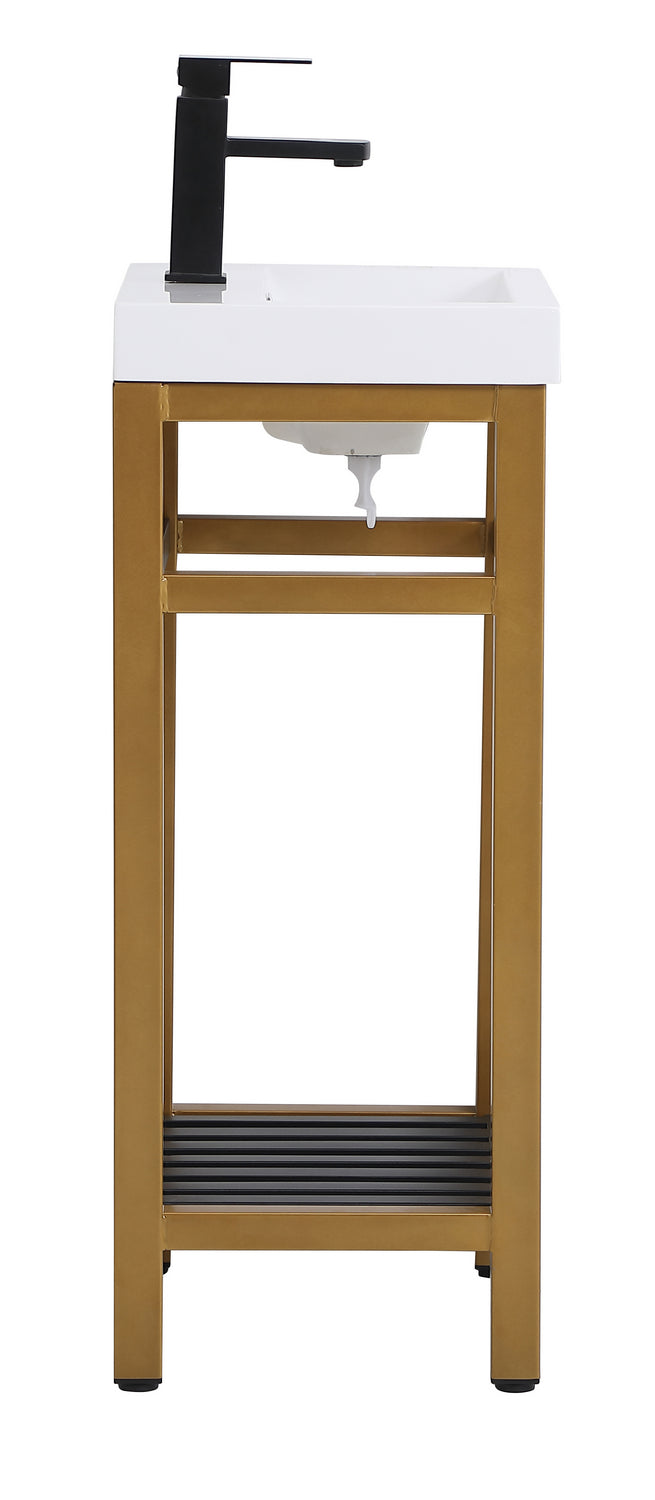 Elegant Lighting - VF14018GB - Single Bathroom Vanity - Raya - Golden Black