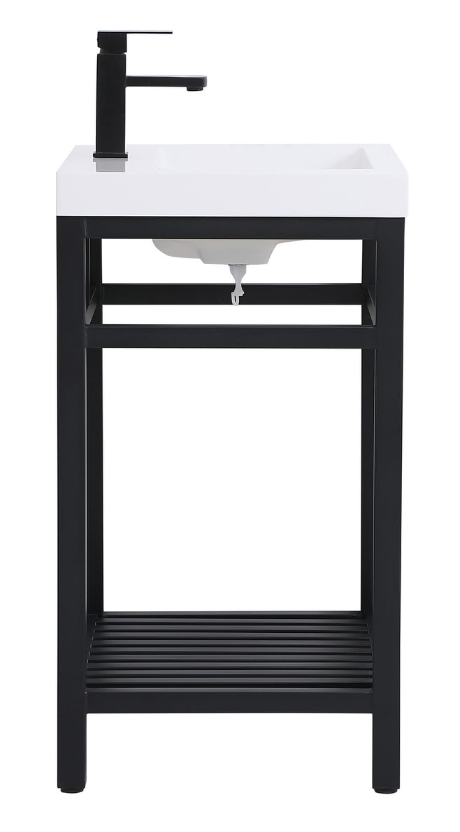 Elegant Lighting - VF14024BK - Single Bathroom Vanity - Raya - black