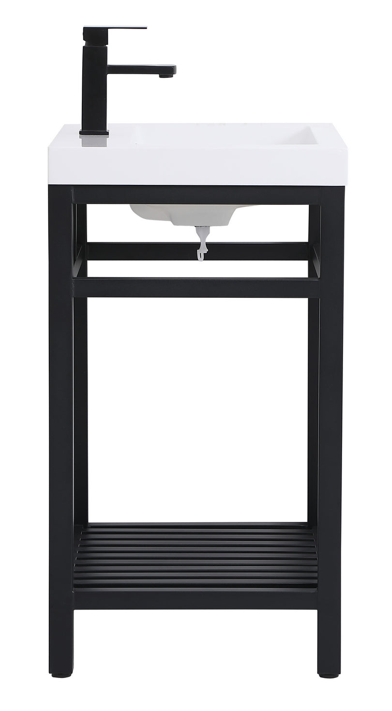 Elegant Lighting - VF14024BK - Single Bathroom Vanity - Raya - Black