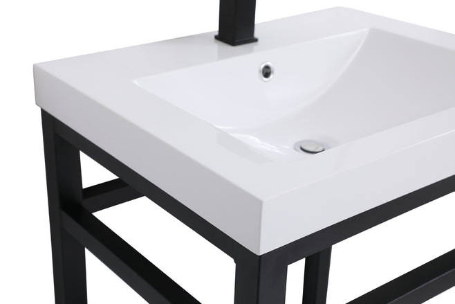 Elegant Lighting - VF14024BK - Single Bathroom Vanity - Raya - black