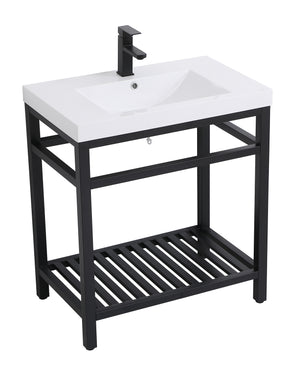 Elegant Lighting - VF14030BK - Single Bathroom Vanity - Raya - Black