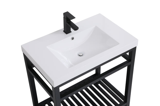 Elegant Lighting - VF14030BK - Single Bathroom Vanity - Raya - black