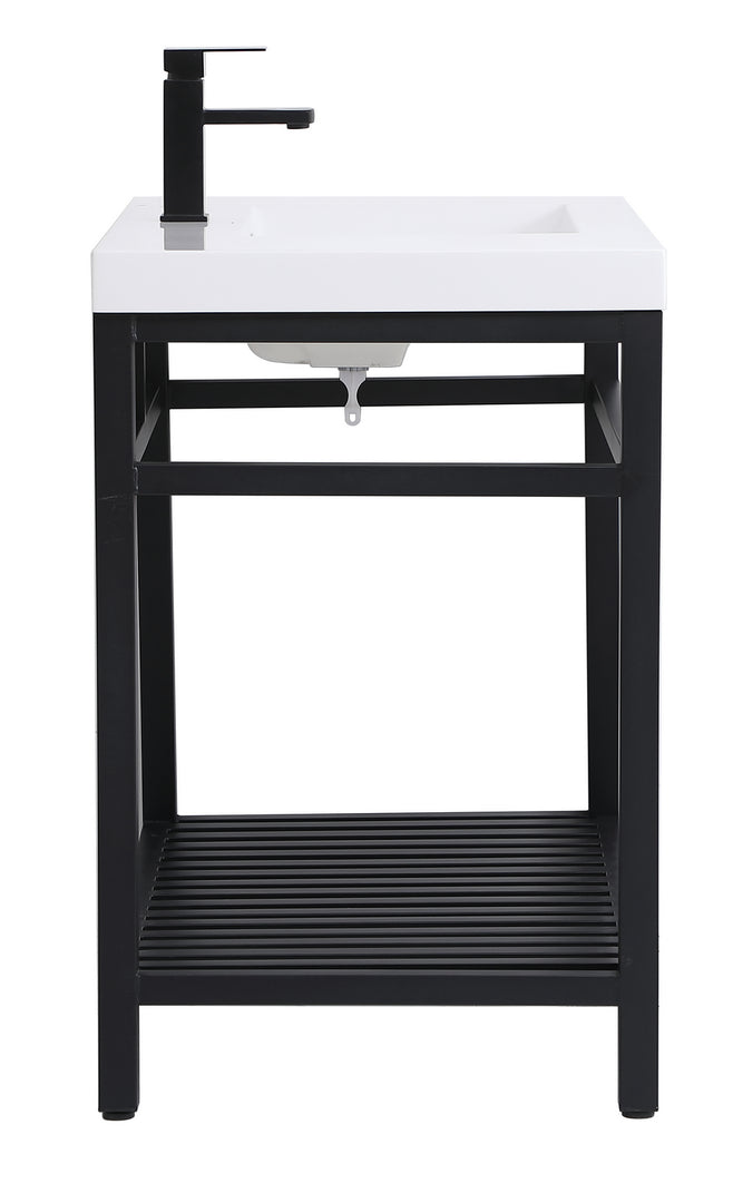 Elegant Lighting - VF14036BK - Single Bathroom Vanity - Raya - black