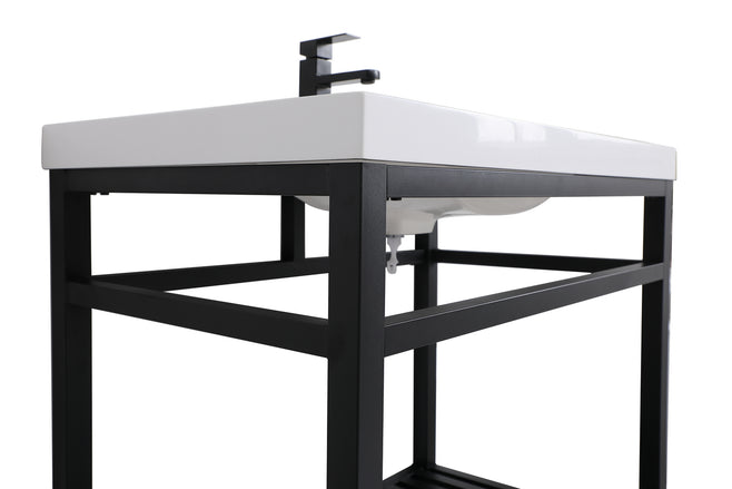 Elegant Lighting - VF14036BK - Single Bathroom Vanity - Raya - black