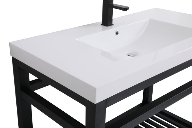 Elegant Lighting - VF14042BK - Single Bathroom Vanity - Raya - black