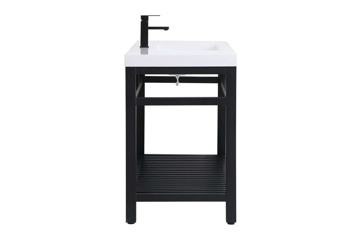 Elegant Lighting - VF14048BK - Single Bathroom Vanity - Raya - Black