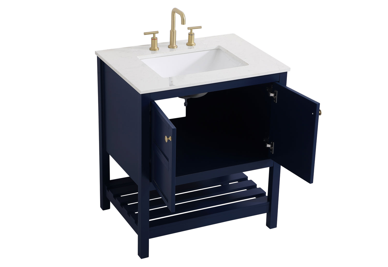 Elegant Lighting - VF16430BL - Single Bathroom Vanity - Theo - Blue