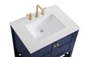 Elegant Lighting - VF16430BL - Single Bathroom Vanity - Theo - Blue