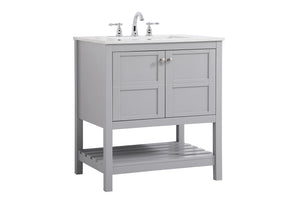 Elegant Lighting - VF16430GR - Single Bathroom Vanity - Theo - Gray