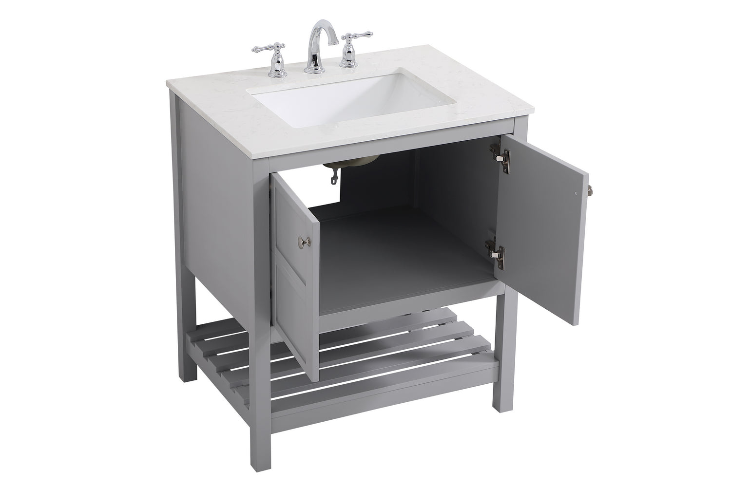 Elegant Lighting - VF16430GR - Single Bathroom Vanity - Theo - Gray