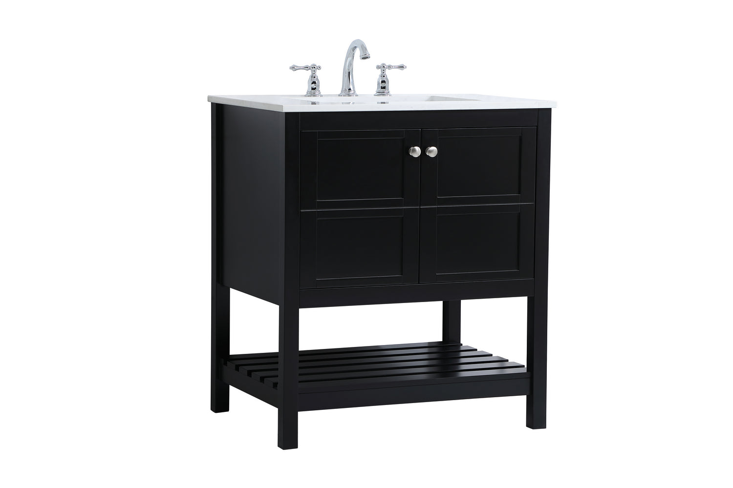 Elegant Lighting - VF16430BK - Single Bathroom Vanity - Theo - Black