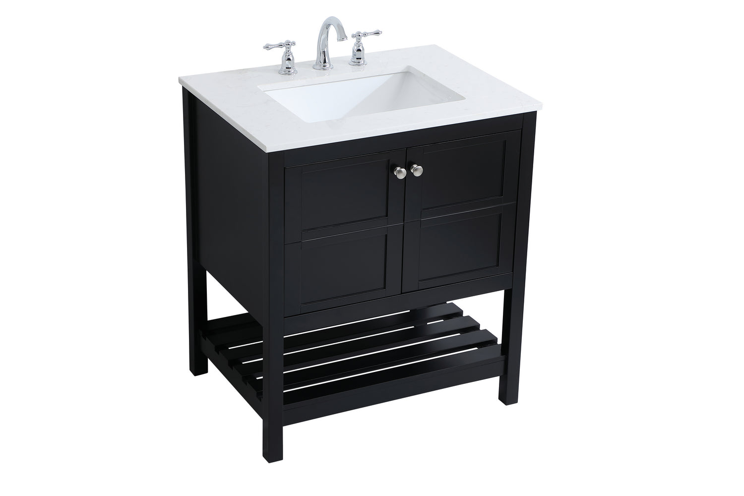 Elegant Lighting - VF16430BK - Single Bathroom Vanity - Theo - Black