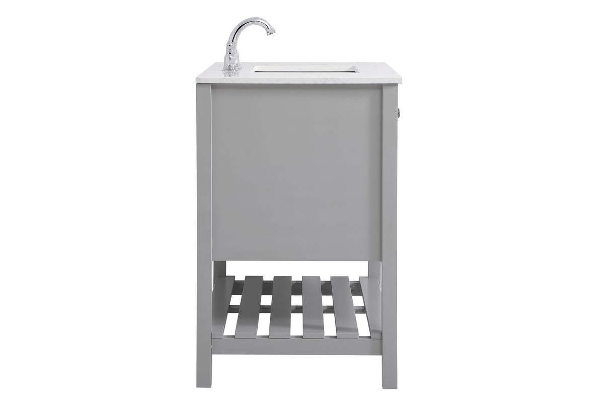 Elegant Lighting - VF16436GR - Single Bathroom Vanity - Theo - Gray