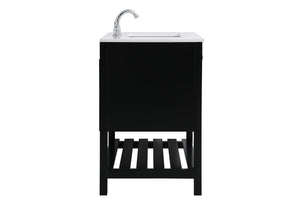 Elegant Lighting - VF16436BK - Single Bathroom Vanity - Theo - Black