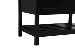 Elegant Lighting - VF16436BK - Single Bathroom Vanity - Theo - Black